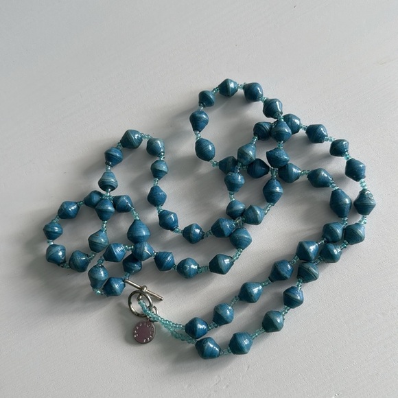 Bead for Life Blue Necklace - Picture 8 of 8